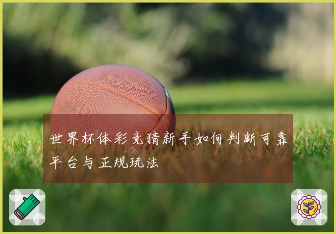 世界杯体彩竞猜新手如何判断可靠平台与正规玩法