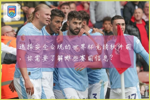 选择安全合规的世界杯竞猜软件前，你需要了解哪些赛前信息？