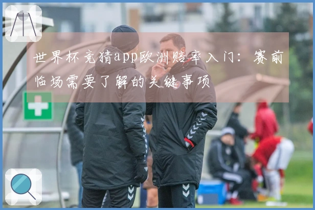 世界杯竞猜app欧洲赔率入门：赛前临场需要了解的关键事项
